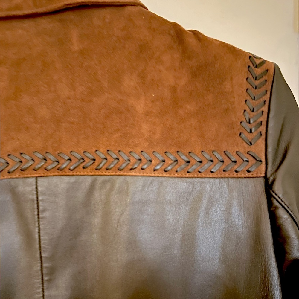 Mango Genuine Leather Jacket - image 3